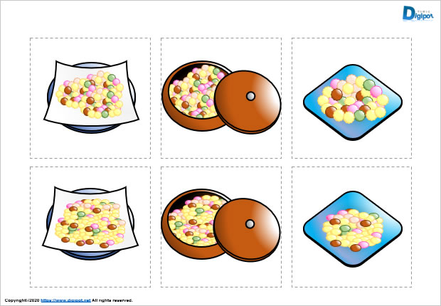 ひなあられのイラスト パワーポイント フリー素材 無料素材のdigipot