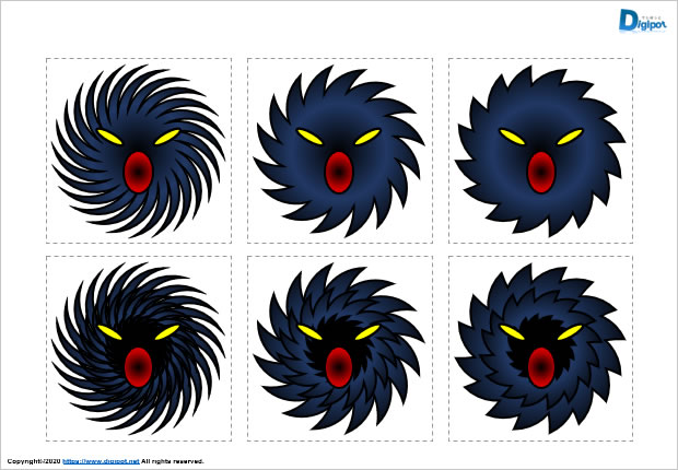 ブラックホールのイラスト画像2