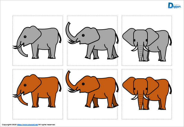 ゾウのイラスト パワーポイント フリー素材 無料素材のdigipot
