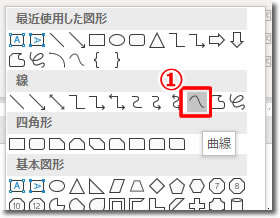 パワーポイントで波線の描き方説明画像3