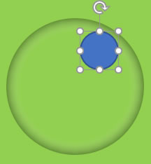 光沢用の円の描画説明画像