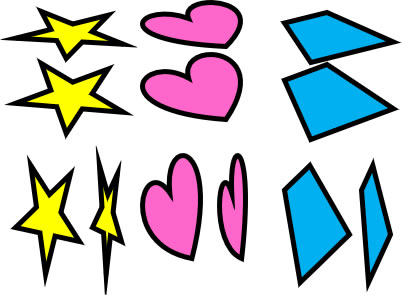 斜体風変形の説明画像2