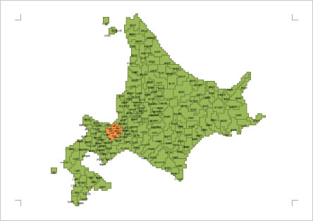 北海道の地図 Excel エクセル フリー素材 無料素材のdigipot