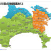 神奈川県の地図素材