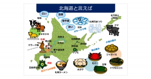 北海道をイメージするイラスト集画像