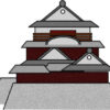 松山城のイラスト（２） | フリーイラスト素材　変な絵.net