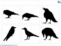 カラスのシルエット パワーポイント フリー素材 無料素材のdigipot