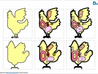 鶏の部位のイラスト画像