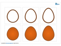卵型の図形画像