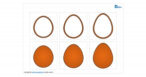 卵型の図形画像