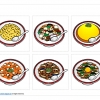 中華料理店の丼ぶり料理のイラスト画像